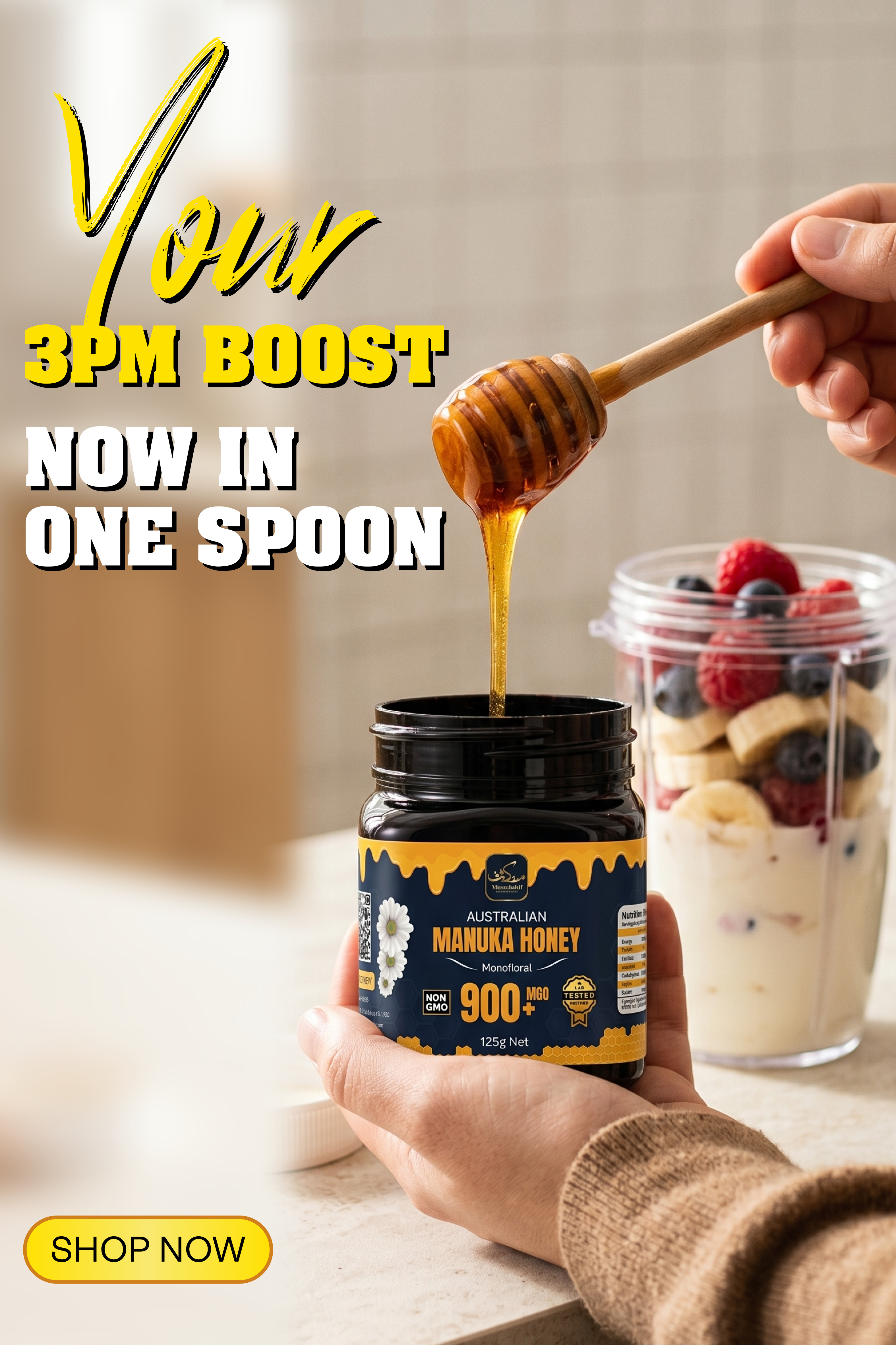 Manuka Honey MGO 900+ 125g